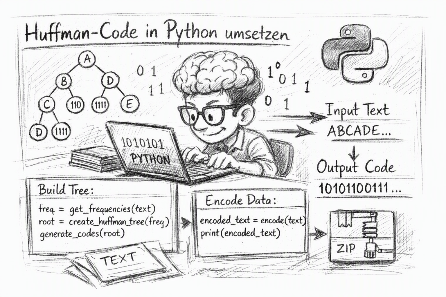 huffman in python